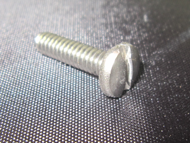 (image for) 1/4-20 slotted binding machine screw stainless 18-8